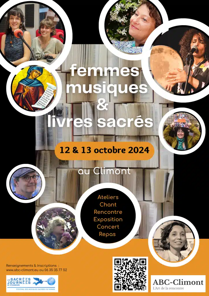 Femmes, musiques et livres sacrés – 12/10 et 13/10 au Climont